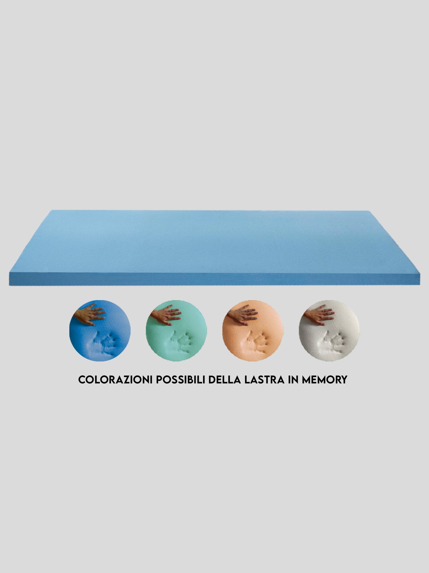 Topper in memory foam TECNOLOGIA FIR